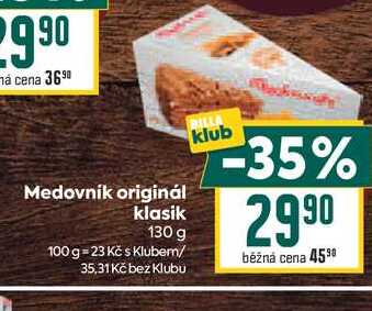 Medovník originál klasik 130g