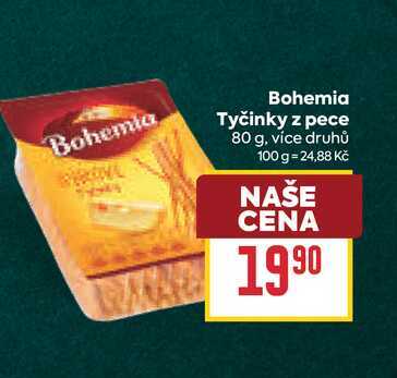 Bohemia Tyčinky z pece 80 g
