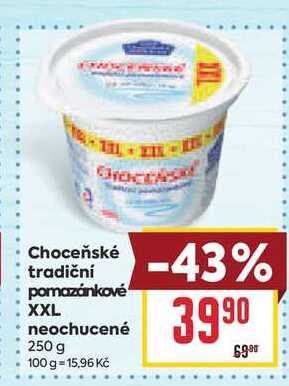 Choceňské tradiční pomazánkové XXL neochucené 250 g