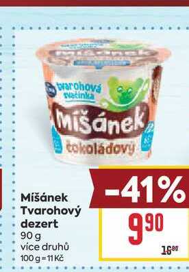 Mišánek Tvarohový dezert 90 g