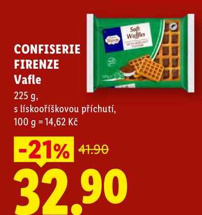 CONFISERIE FIRENZE Vafle, 225 g