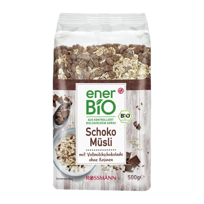enerBiO Müsli s čokoládou, 500 g