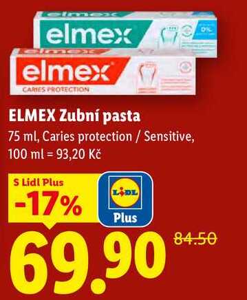 ELMEX Zubní pasta 75 ml