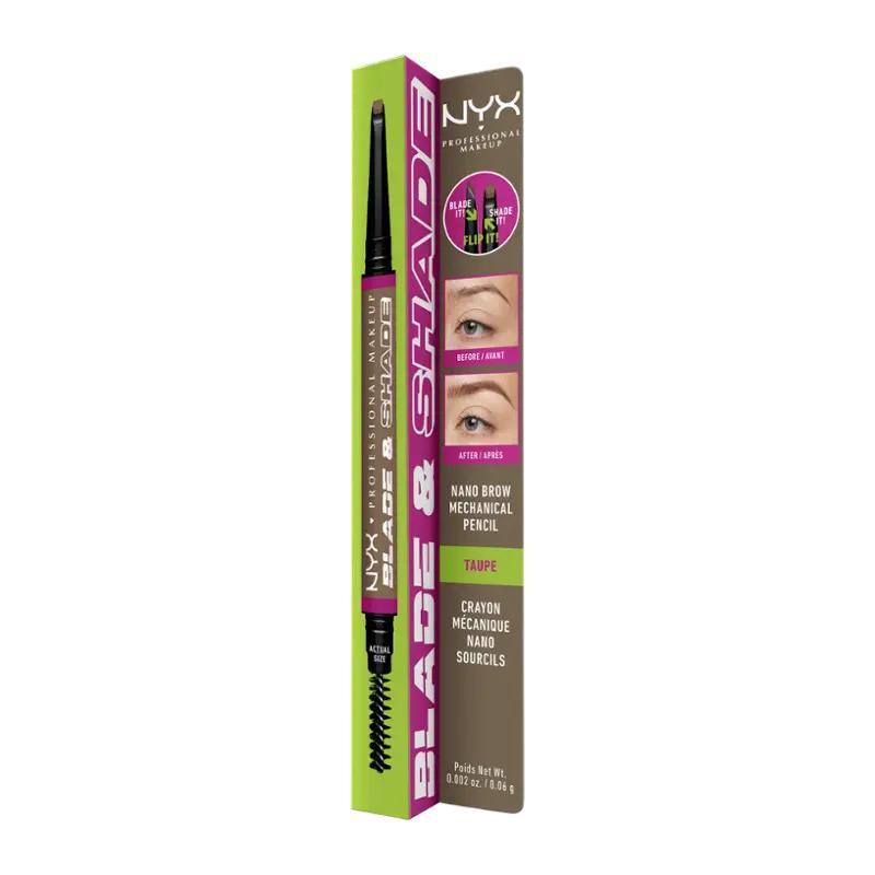 NYX Professional Makeup Tužka na obočí Blade & Shade, 1 ks
