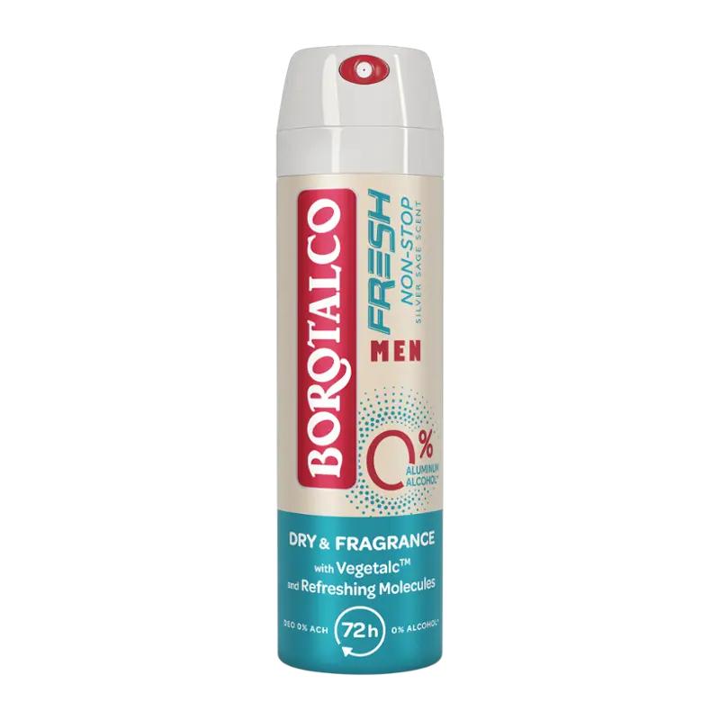 Borotalco Deodorant sprej pro muže Non-stop Pure, 150 ml