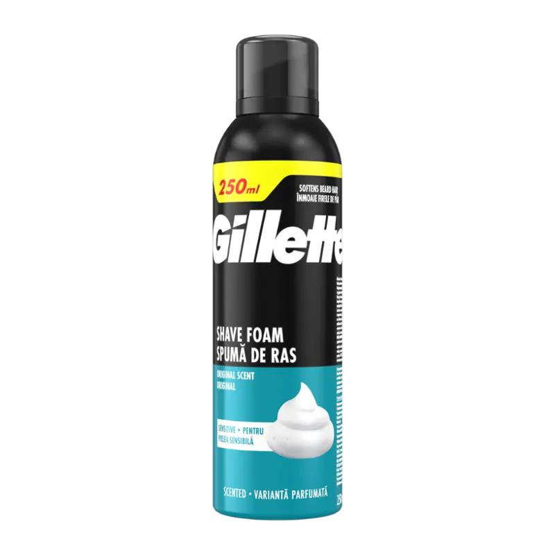 Gillette Pěna na holení Sensitive Classic, 250 ml