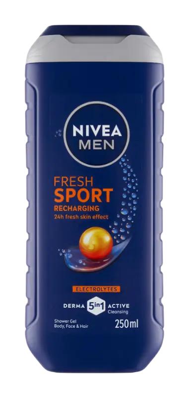 NIVEA Men Sprchový gel pro muže 3v1 Sport, 250 ml