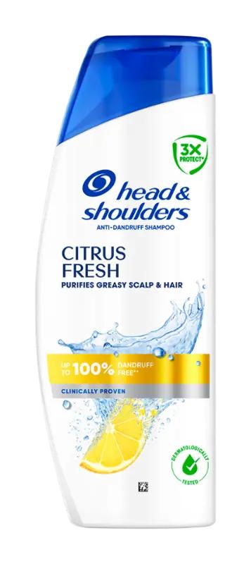 Head & Shoulders Šampon proti lupům Citrus Fresh, 400 ml