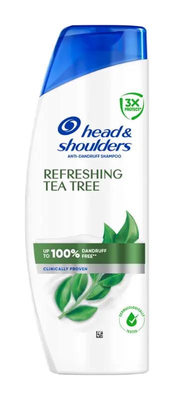 Head & Shoulders Šampon proti lupům Osvěžující Tea Tree, 400 ml