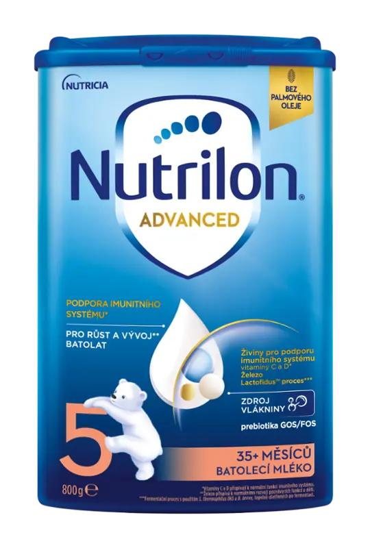Nutrilon Batolecí mléko Advanced 5, 35m+, 800 g