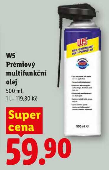 W5 Prémiový multifunkční olej 500 ml