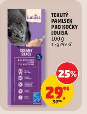TEKUTÝ PAMLSEK PRO KOČKY LOUISA, 100 g