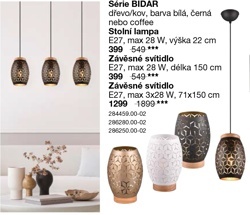 Série BIDAR - Závěsné svítidlo