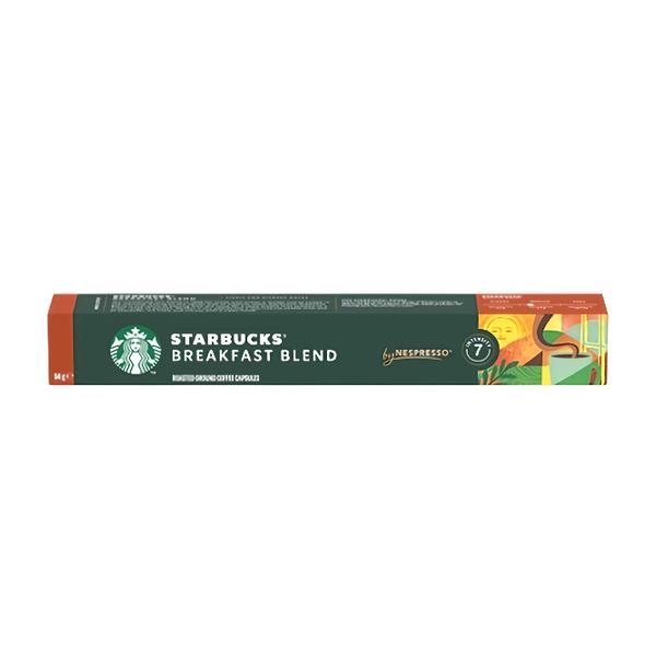 Starbucks® Breakfast Blend by NESPRESSO®, Medium Roast kávové kapsle, 10 kapslí v balení