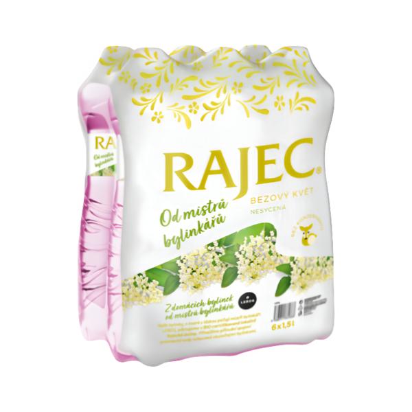 Rajec Pramenitá voda Bezový květ nesycená 6x1,5l
