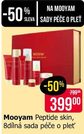 Mooyam Peptide skin, 8dílná sada péče o pleť 