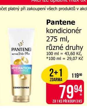 Pantene kondicionér 275 ml, různé druhy 