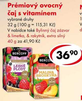 Prémiový ovocný čaj s vitamínem, 32 g