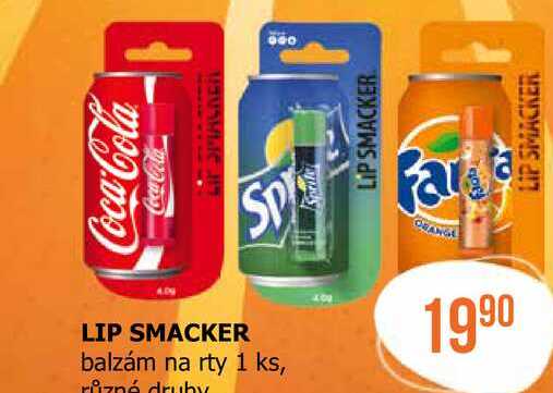 LIP SMACKER balzám na rty 1 ks, různé druhy
