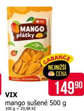 VIX mango sušené 500 g