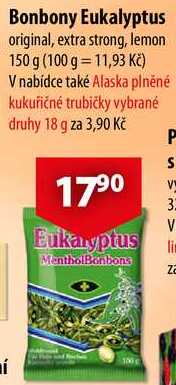Bonbony Eukalyptus, 150 g