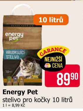 Energy Pet stelivo pro kočky 10 litrů
