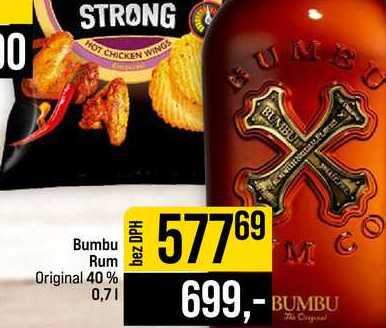 Bumbu Rum Original 40% 0,7l