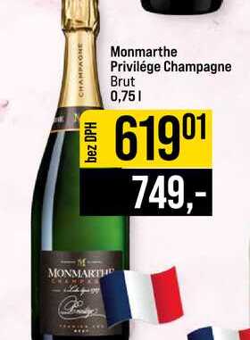 Monmarthe Privilége Champagne Brut 0,75l