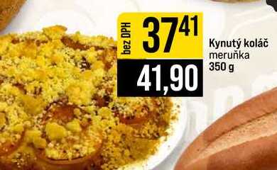 Kynutý koláč meruňka 350 g