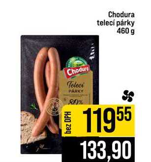 Chodura telecí párky 460 g