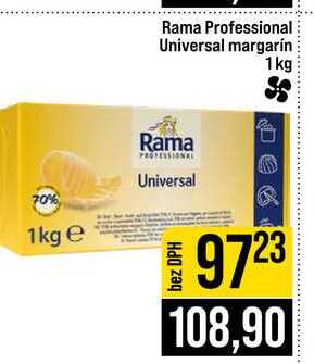 Rama Professional Universal margarín 1kg  v akci