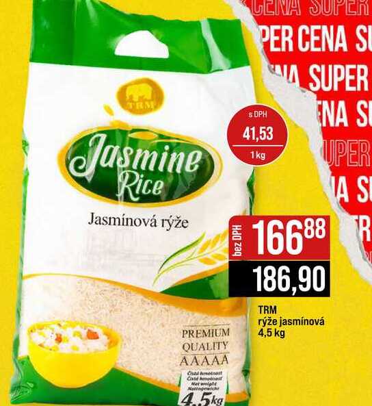 TRM rýže jasmínová 4,5 kg