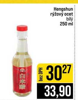 Hengshun rýžový ocet bílý 250ml