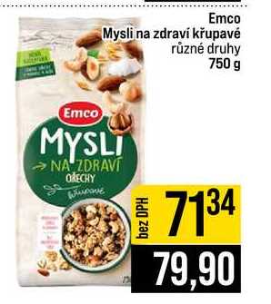 Emco Mysli na zdraví křupavé různé druhy 750 g