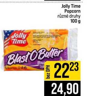 Jolly Time Popcorn různé druhy 100 g