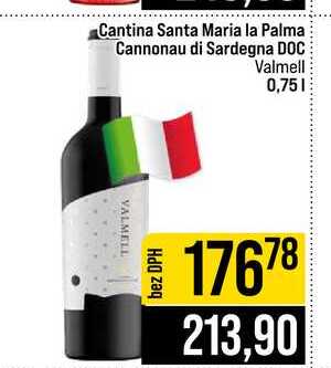 Cantina Santa Maria la Palma Cannonau di Sardegna DOC Valmell 0,75l