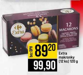 Extra makronky 12 ks 120 g 