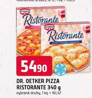 DR. OETKER PIZZA RISTORANTE 340 g