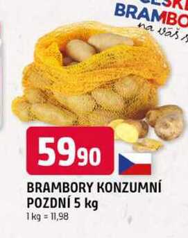 BRAMBORY KONZUMNÍ POZDNÍ 5 kg