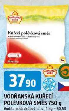 VODŇANSKÁ KUŘECÍ POLÉVKOVÁ SMĚS 750 g 