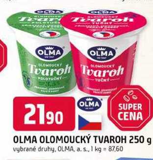 OLMA OLOMOUCKÝ TVAROH 250 g