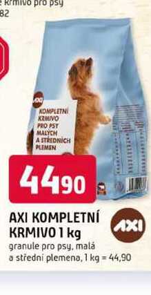 AXI KOMPLETNÍ KRMIVO 1 kg granule pro psy