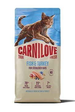 Carnilove Cat True Fresh Dry Fish&Turkey sterilised adult ab 6kg