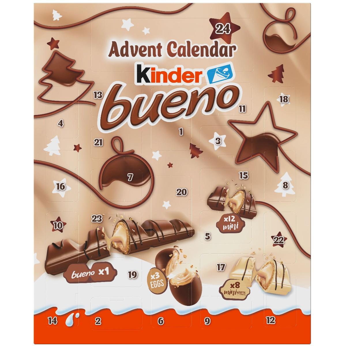Adventní kalendář Kinder Bueno, 181 g