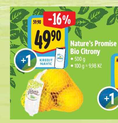 Nature's Promise Bio Citrony 500 g