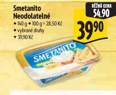 Smetanito Neodolatelné 140 g