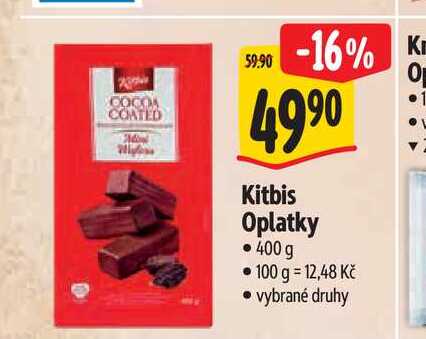 Kitbis Oplatky 400g