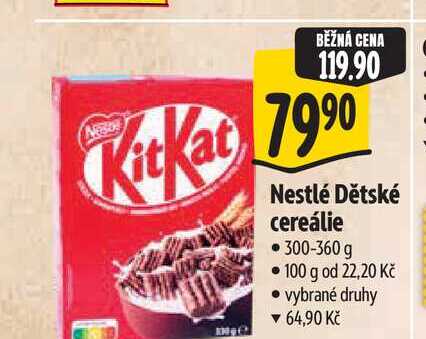 Nestlé Dětské cereálie 300-360 g