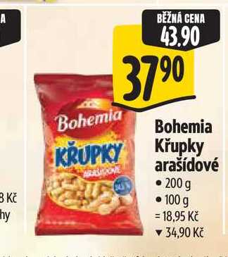 Bohemia Křupky arašídové 200 g