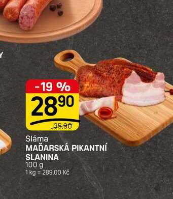 MAĎARSKÁ PIKANTNÍ SLANINA 100 g